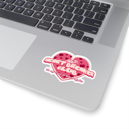 Heart Breaker Club Sticker