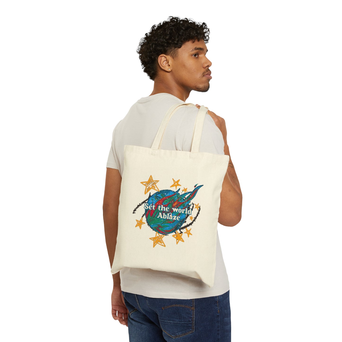 Set the World Ablaze Tote Bag