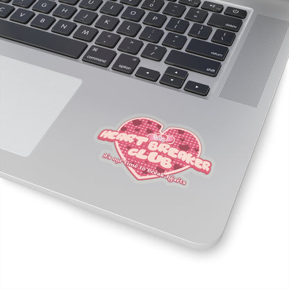 Heart Breaker Club Sticker