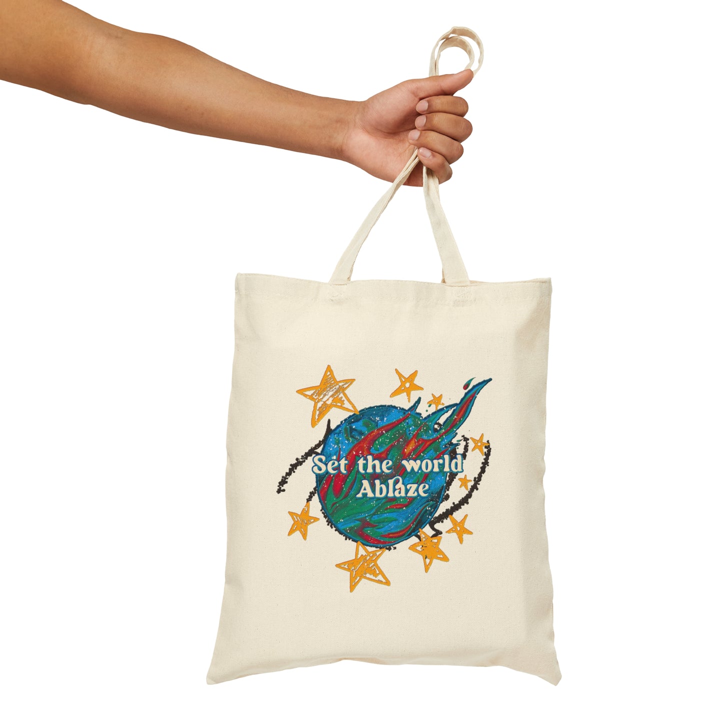 Set the World Ablaze Tote Bag