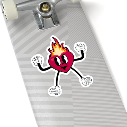 Flamey Mascot Sticker