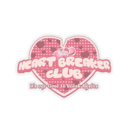 Heart Breaker Club Sticker